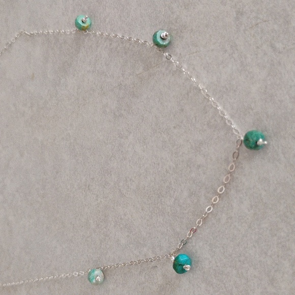 Jewelry - Sterling Silver Kingman Turquoise Necklace